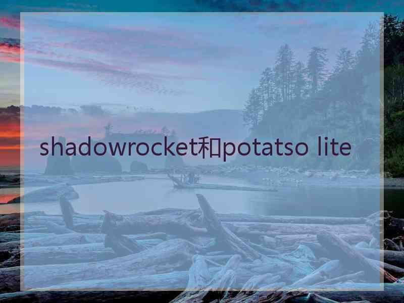 shadowrocket和potatso lite