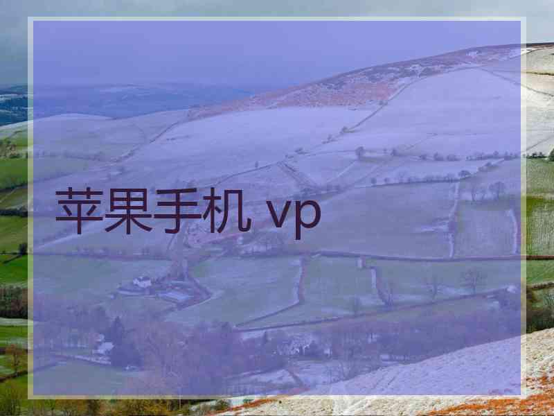 苹果手机 vp