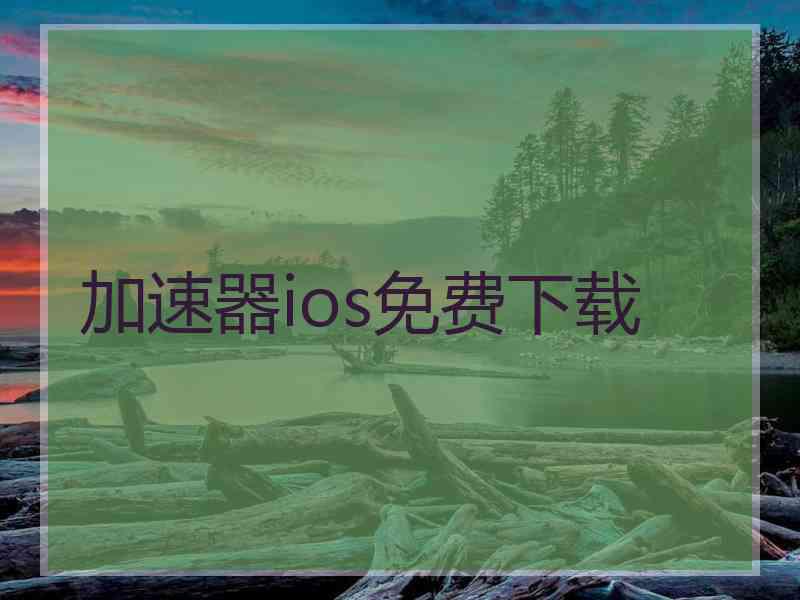 加速器ios免费下载